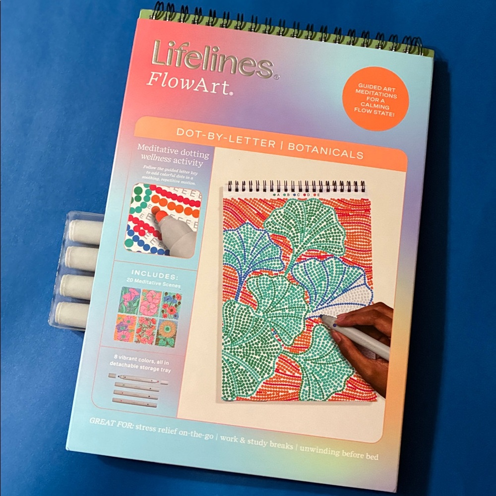 Lifelines FlowArt - DOT-BY-LETTER / Botanicals Meditation